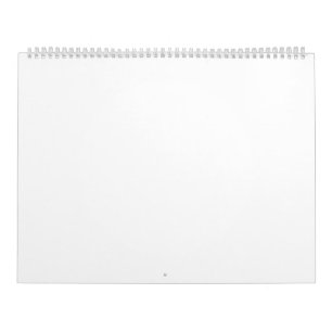 Create your own white personalizable calendar