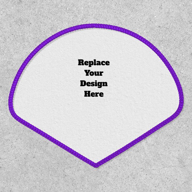 Create Your Own white personalized Patch (Front)