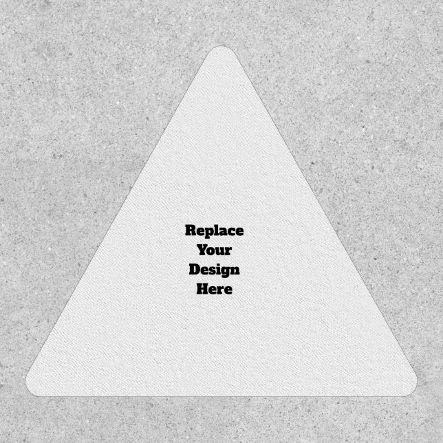 Create Your Own white personalized Patch (Front)