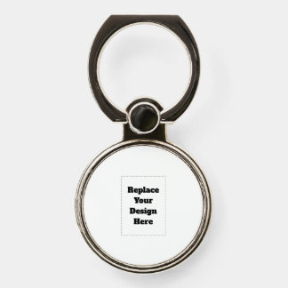 Create Your Own white  Phone Ring Stand