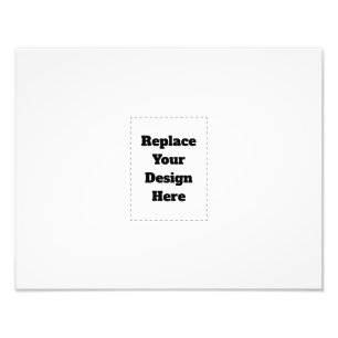 Create Your Own white Photo Print