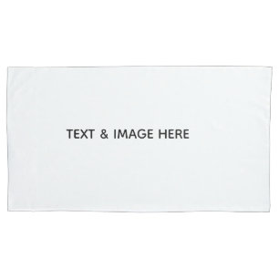 Create Your Own white Pillow Case