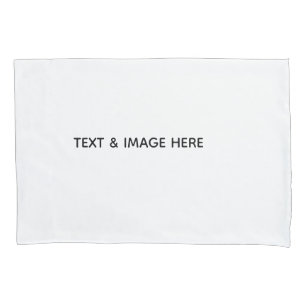 Create Your Own white Pillow Case