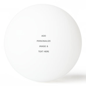 Create Your Own white  Ping Pong Ball