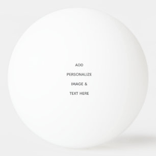 Create Your Own white  Ping Pong Ball