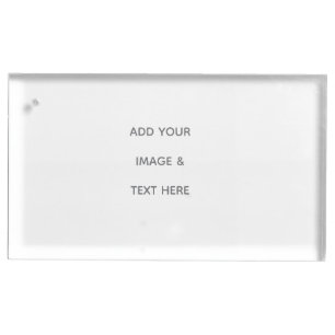 Create Your Own white  Place Card Holder