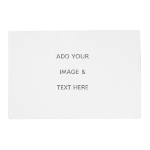 Create Your Own white  Placemat