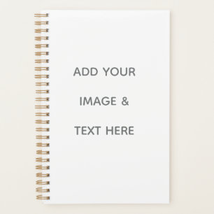 Create Your Own white  Planner