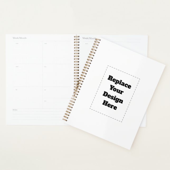 Create Your Own white  Planner (Display)