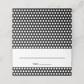 Create Your Own White Polka Dot Place Card | Zazzle