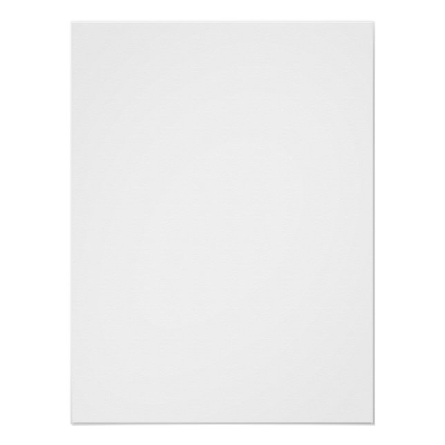 Create Your Own white Poster (Front)