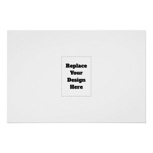 Create Your Own white  Poster