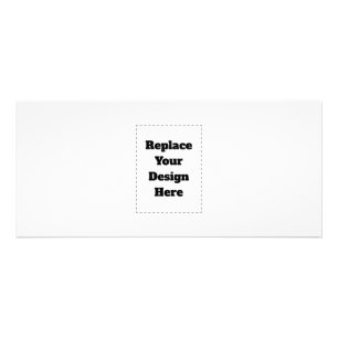 Create Your Own white  Rack Card