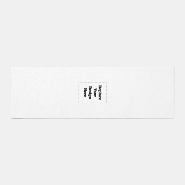 Create Your Own white  Runner (Front)