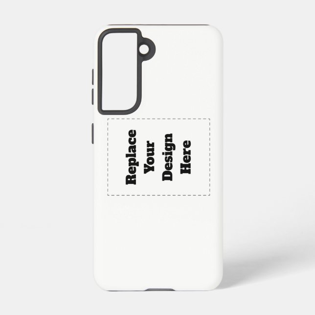 Create Your Own white  Samsung Galaxy Case (Back)