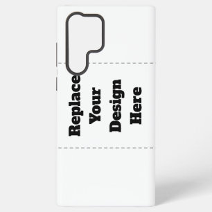 Create Your Own white  Samsung Galaxy S22 Ultra Case