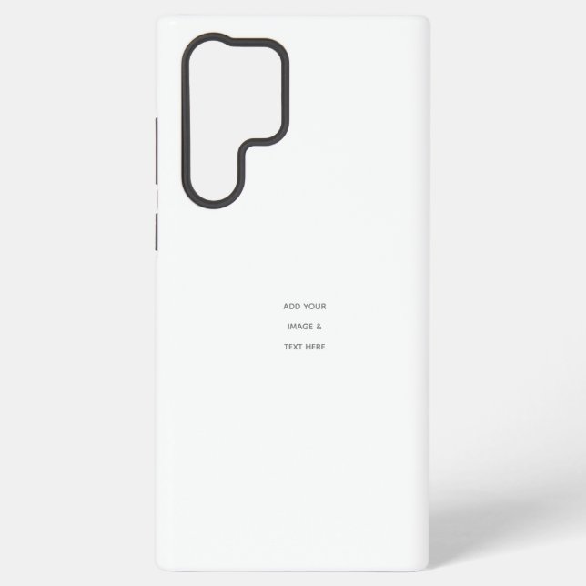 Create Your Own white  Samsung Galaxy Case (Back)