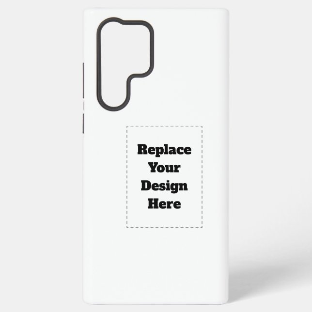 Create Your Own white  Samsung Galaxy Case (Back)