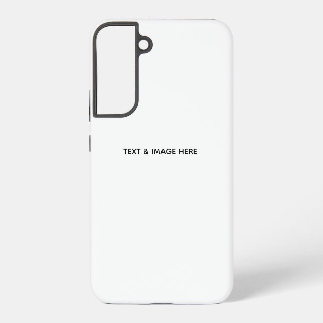 Create Your Own white Samsung Galaxy Case (Back)