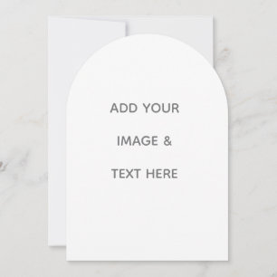 Create Your Own white  Save The Date