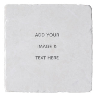 Create Your Own white  Save The Date Trivet