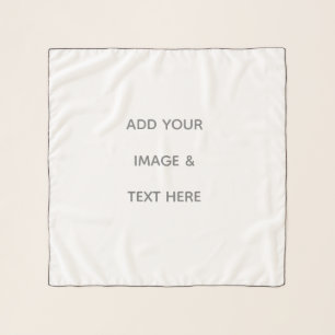 Create Your Own white Scarf