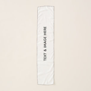 Create Your Own white Scarf