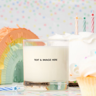 Create Your Own white Scented Candle