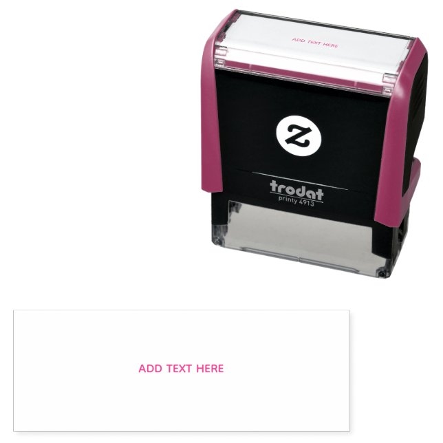 Create Your Own White  Self-inking Stamp (In Situ)