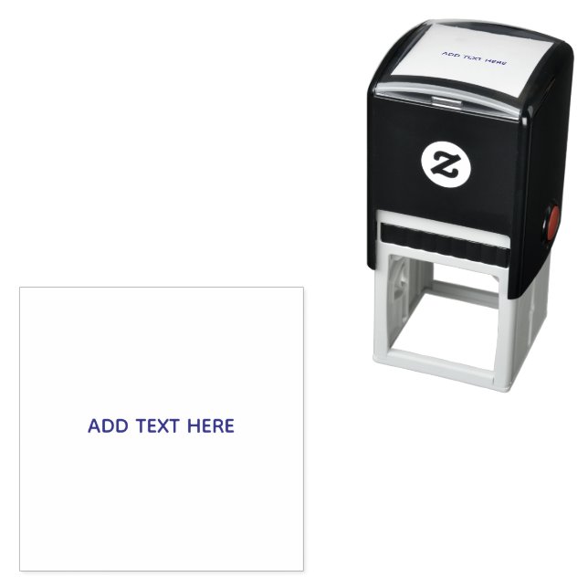 Create Your Own White  Self-inking Stamp (In Situ)