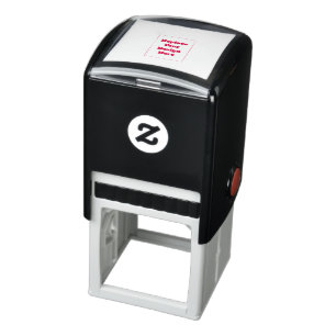 Create Your Own white  Self-inking Stamp