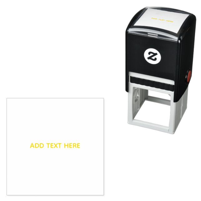 Create Your Own White  Self-inking Stamp (In Situ)