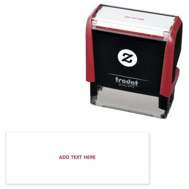 Create Your Own White  Self-inking Stamp (In Situ)