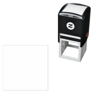 Create Your Own white Self-inking Stamp