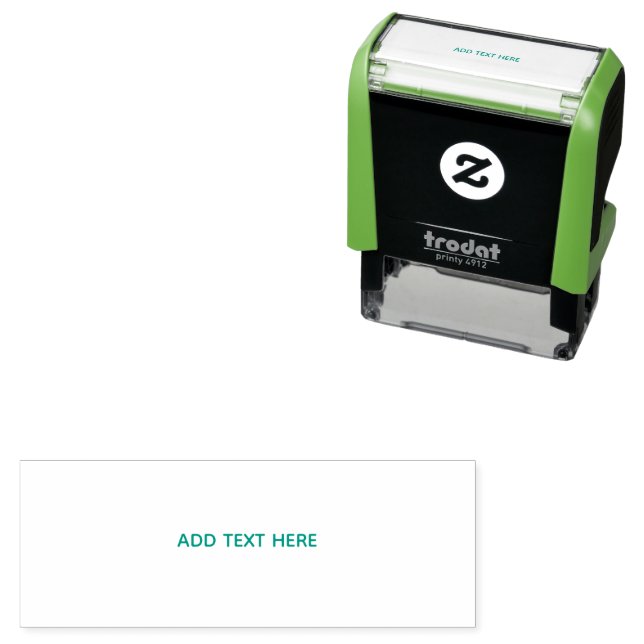 Create Your Own White  Self-inking Stamp (In Situ)