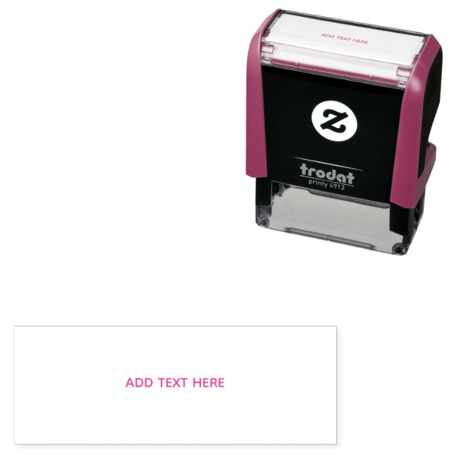 Create Your Own White  Self-inking Stamp (In Situ)