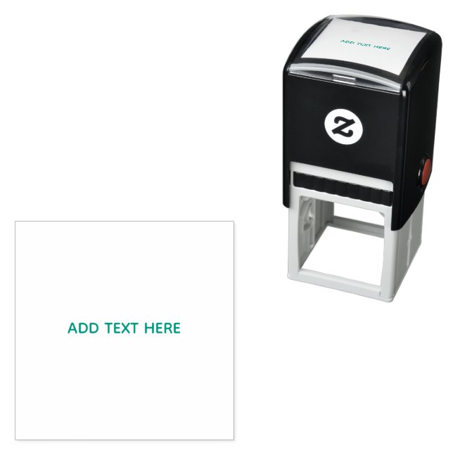 Create Your Own White  Self-inking Stamp (In Situ)