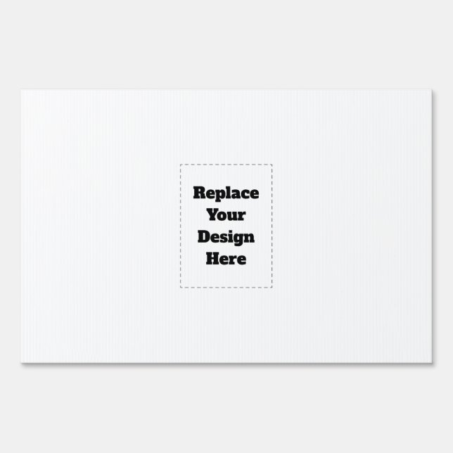 Create Your Own white  Sign (Front)