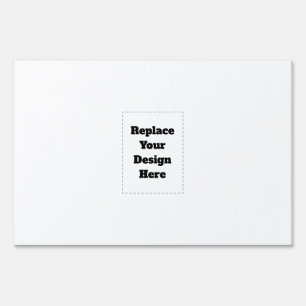 Create Your Own white  Sign