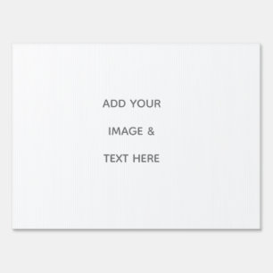 Create Your Own white  Sign