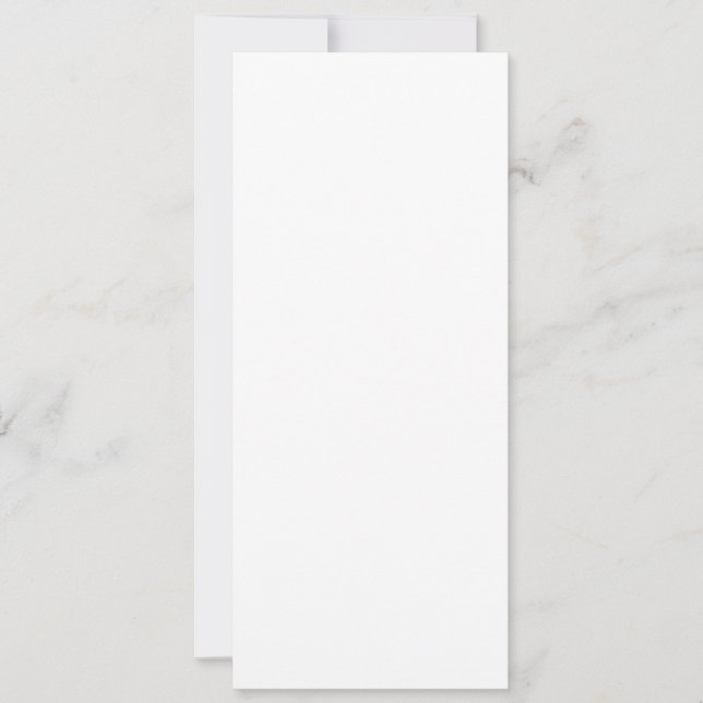 Create Your Own white simple Holiday Card (Front)