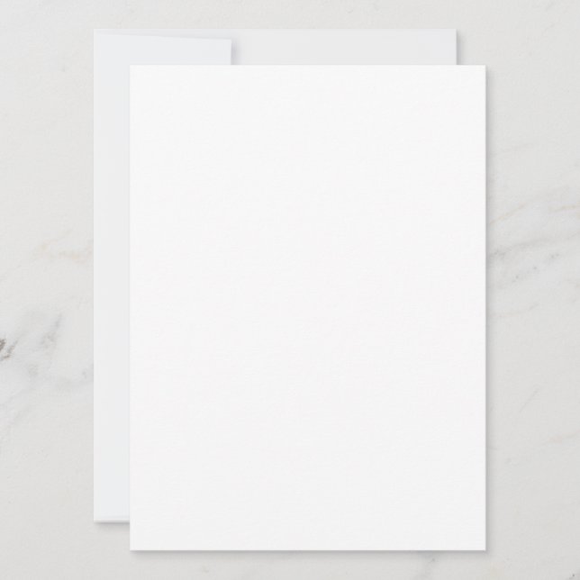 Create Your Own white simple Holiday Card (Front)