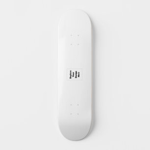 Create Your Own white Skateboard