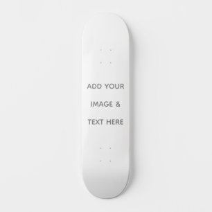 Create Your Own white  Skateboard