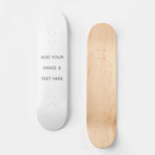 Create Your Own white  Skateboard