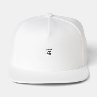 Create Your Own white Snap Back Hat