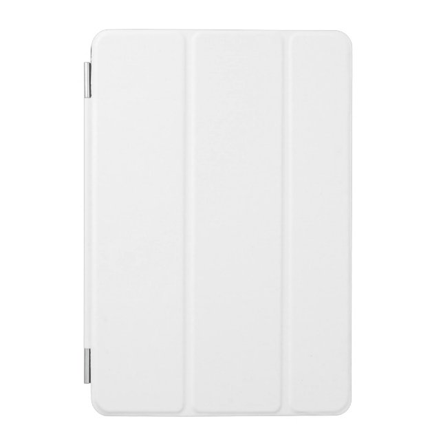 Create Your Own White Solid Custom iPad Mini Cover (Front)