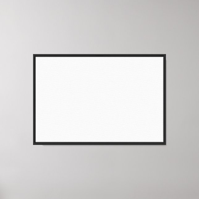 Create Your Own white solid Custom Wrapped Canvas (Front)