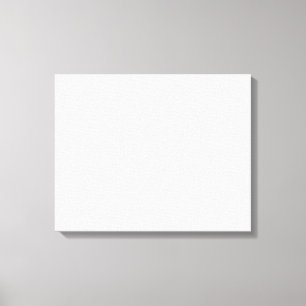 Create Your Own White Solid Custom Wrapped Canvas Print