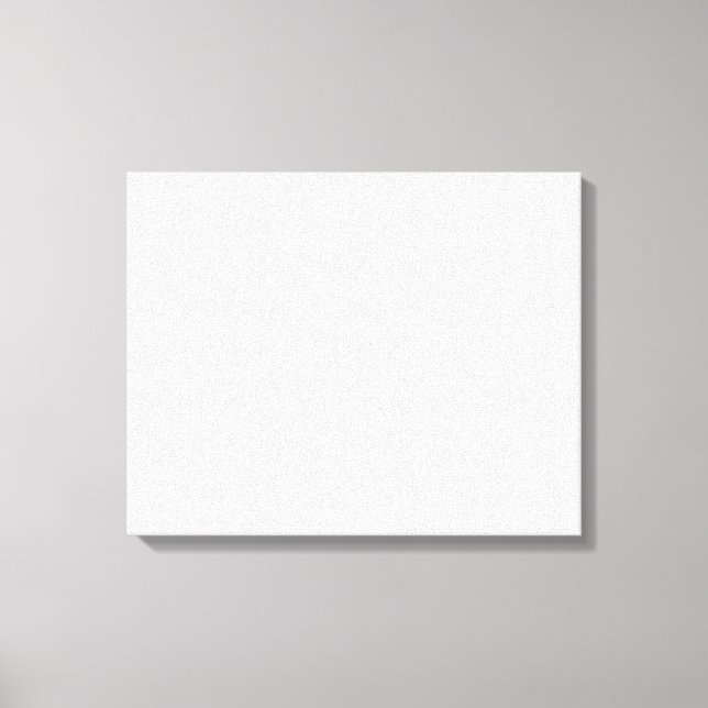 Create Your Own White Solid Custom Wrapped Canvas Print (Front)